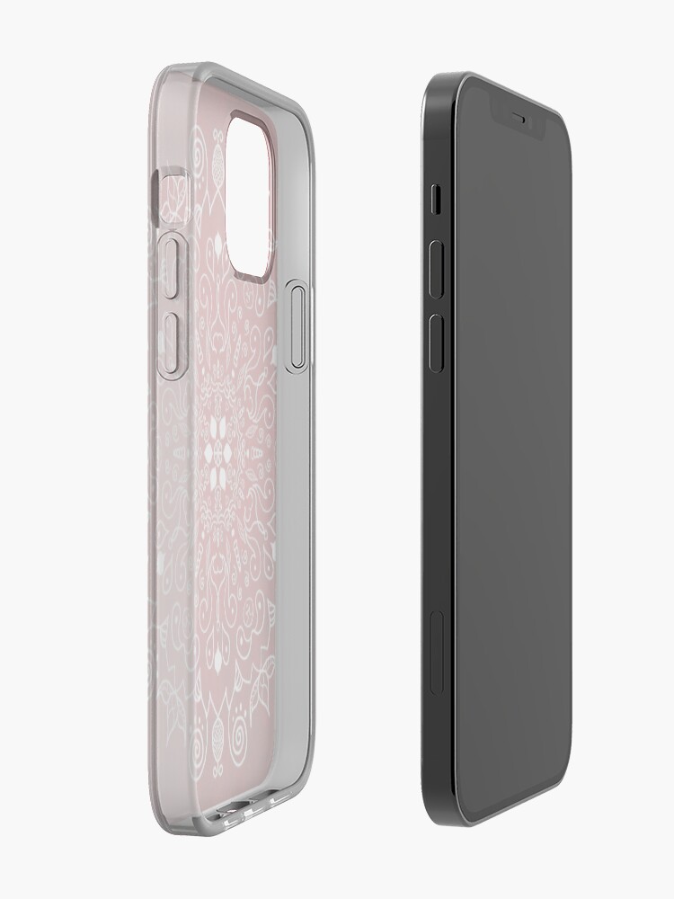 Alternate view of Mandala Vivid Red iPhone Case & Cover