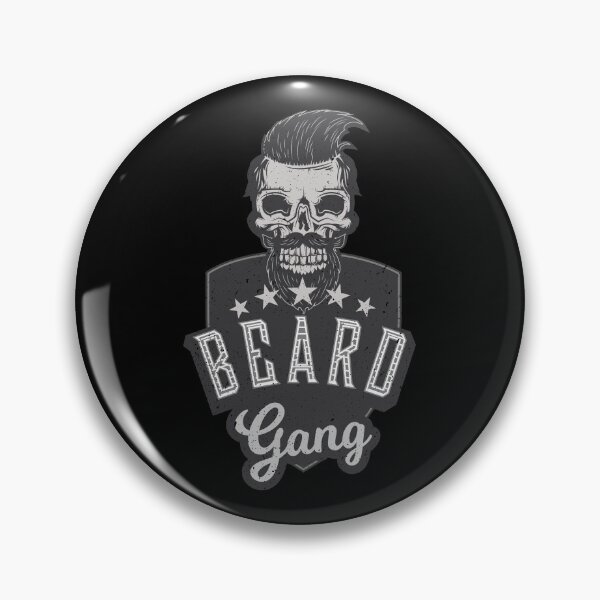 Item preview, Funny Beard Retro Facial Hair Mustache Beard Gang designed and sold by ChromanautMerch.