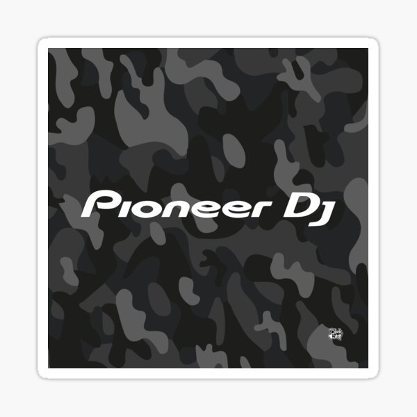 El mejor camuflaje nocturno de DJ de Pioneer para DJ y amantes de la música en Redbubble Pegatina