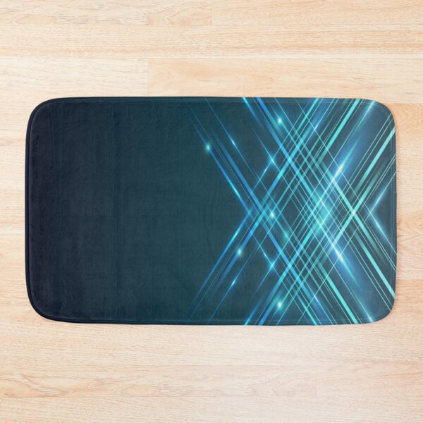 Item preview, Blue Highlighted Straight Lines Abstract Design Technology Futuristic designed and sold by WearWolfDesigns.