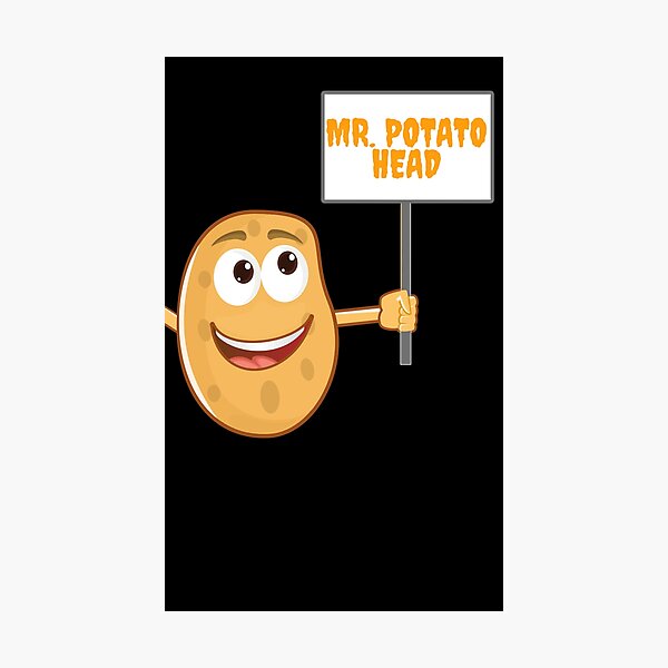 Potato Face Photographic Prints Redbubble - hot potato head roblox