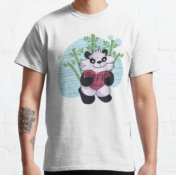 "ARFID Friend" Panda With Affirmations Classic T-Shirt