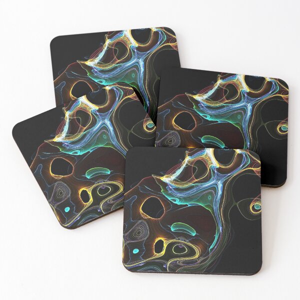 Item preview, Neon Liquid Look Multi-Color Abstract Design designed and sold by EarthArtDesigns.