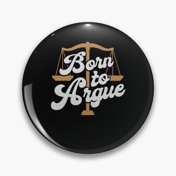 Item preview, Born To Argue Lawyer Attorney Advocate Gift designed and sold by Marcid95.
