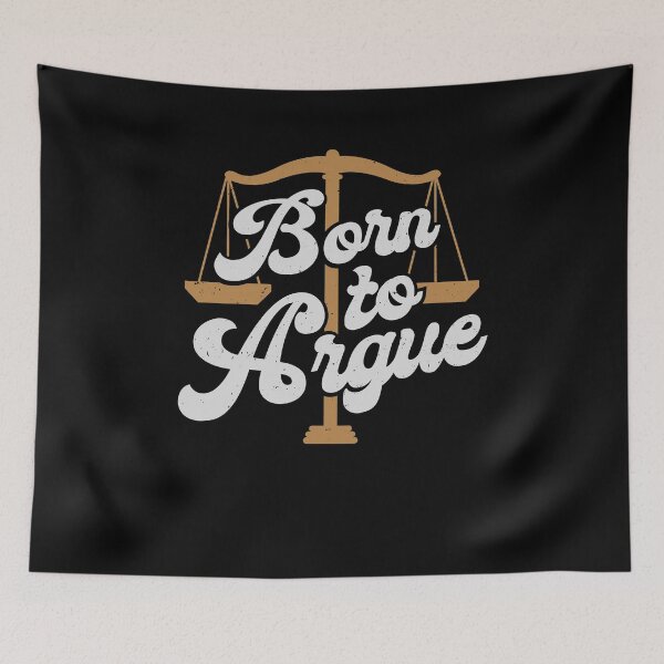 Item preview, Born To Argue Lawyer Attorney Advocate Gift designed and sold by Marcid95.