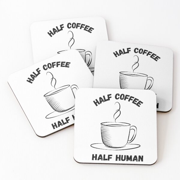 Item preview, Half human half coffee designed and sold by HasnaanMohsin.
