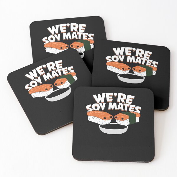 Item preview, We're Soy Mates Sushi Lover Gift designed and sold by Marcid95.