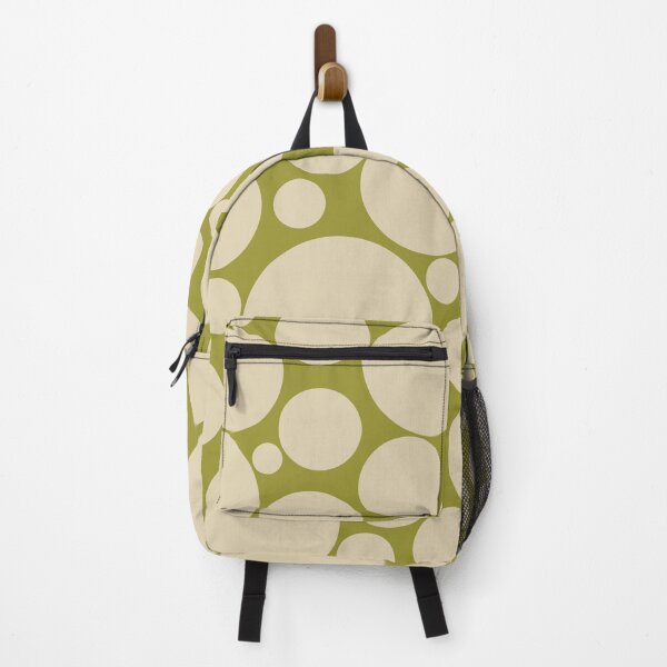 Item preview, Mod Dots Retro Pattern in Beige and Avocado Green designed and sold by kierkegaard.