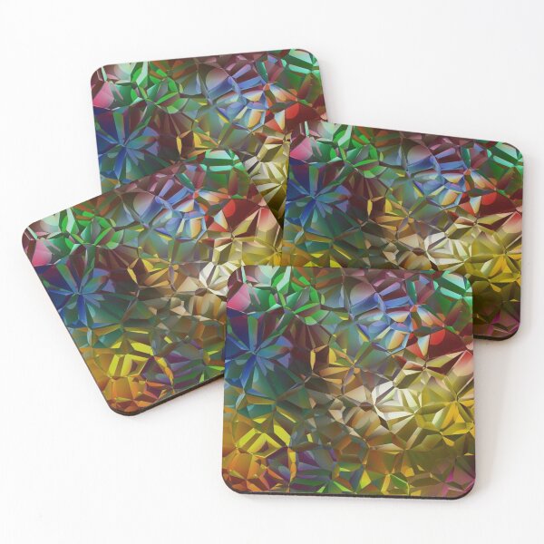 Item preview, Crystalline Multi-Color Abstract Digital Art Design designed and sold by EarthArtDesigns.