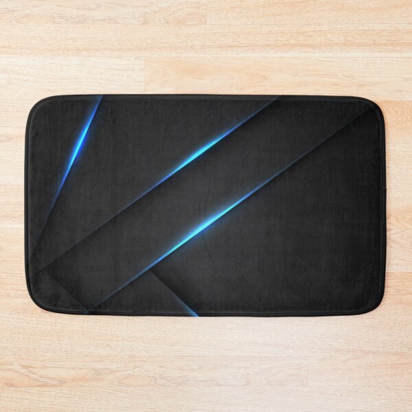 Item preview, Abstract Blue Light Lines With Dark Grey Metallic Overlap Futuristic Modern Technology Minimalist designed and sold by WearWolfDesigns.