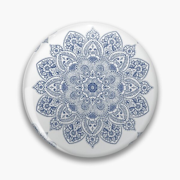 Item preview, Blue Henna Mandala  designed and sold by FableQuest.