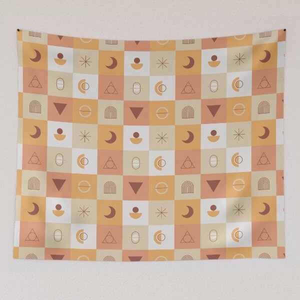 Item preview, Modern Abstract Shapes Pattern designed and sold by AanmahStore.