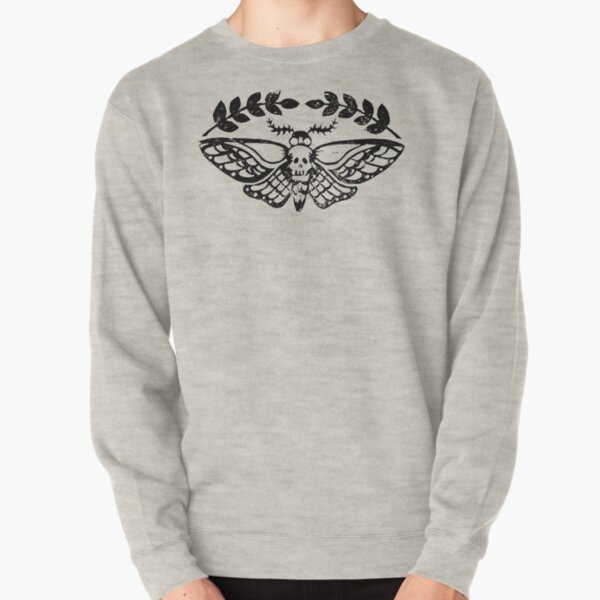 Deathshead Moth Pullover Sweatshirt