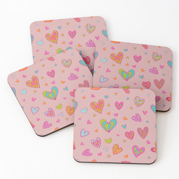 Item preview, Multiple Hearts Mixed Colors designed and sold by KayahD.