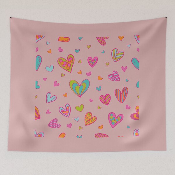 Item preview, Multiple Hearts Mixed Colors designed and sold by KayahD.