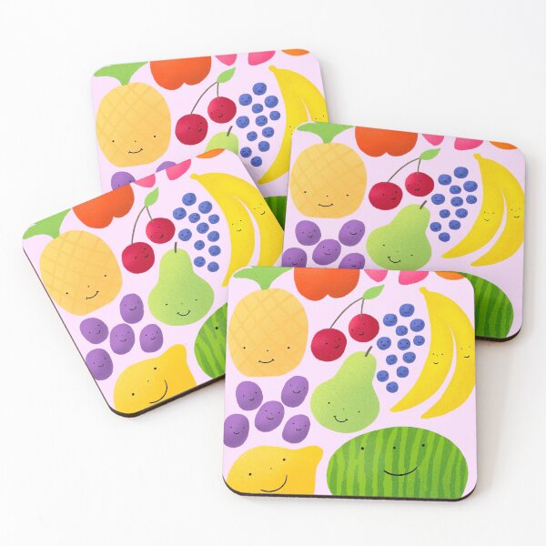 Item preview, cute fruits illustration designed and sold by Mia Page.