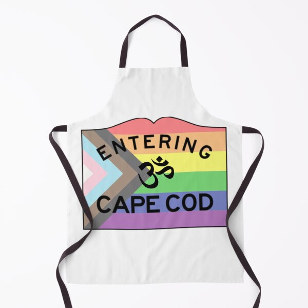Item preview, Entering Cape Cod Highway Sign - Progress Rainbow Pride with OM designed and sold by WigOutlet.