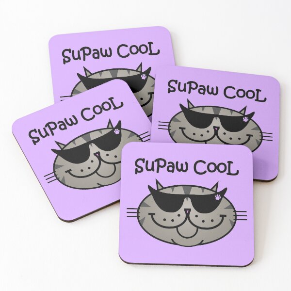 Item preview, SuPaw CooL - Tabby Cat designed and sold by RawSunArt.
