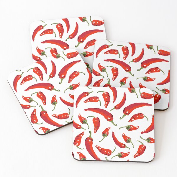 Item preview, chili peppers on white designed and sold by kobyakov.