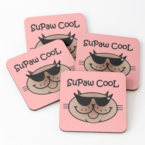 Item preview, SuPaw CooL - Siamese Cat designed and sold by RawSunArt.