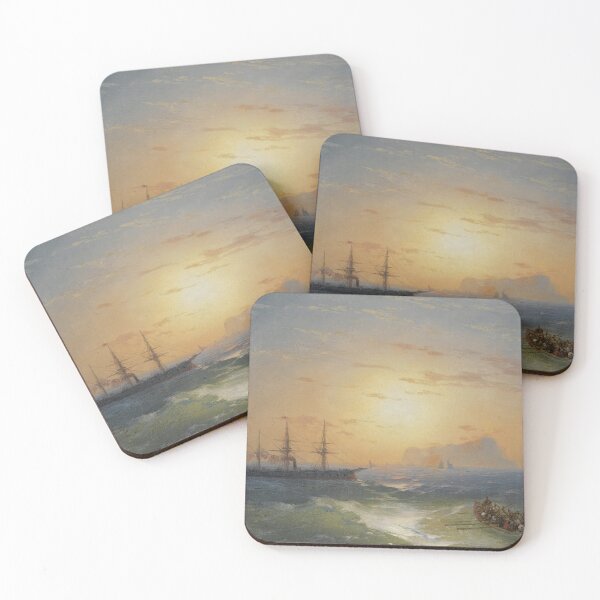 Item preview, Shipping Off Ischia By Ivan Konstantinovich Aivazovsky (Russian, 1817-1900) designed and sold by sunny-007.
