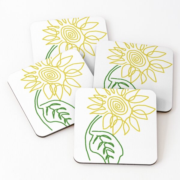 Item preview, Simple sunflower line art designed and sold by Phoebew03.