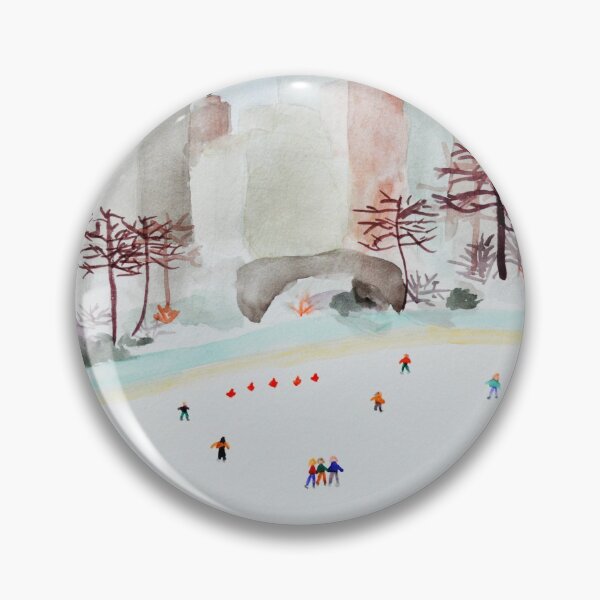 Item preview, Winter in the City New York City watercolor illustration designed and sold by Mia Page.