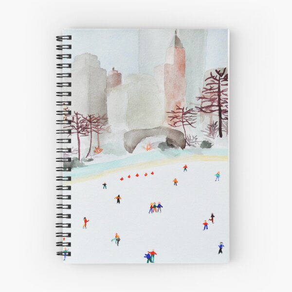 Item preview, Winter in the City New York City watercolor illustration designed and sold by Mia Page.