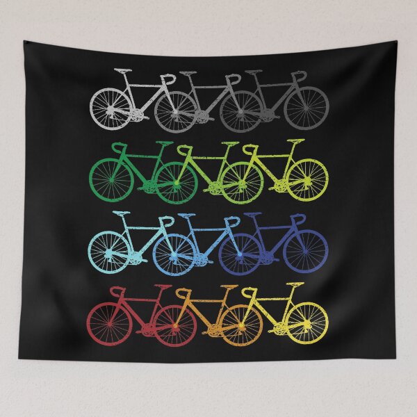 Item preview, Bicycles rainbow cyclists cyclists designed and sold by MisterMacadamia.