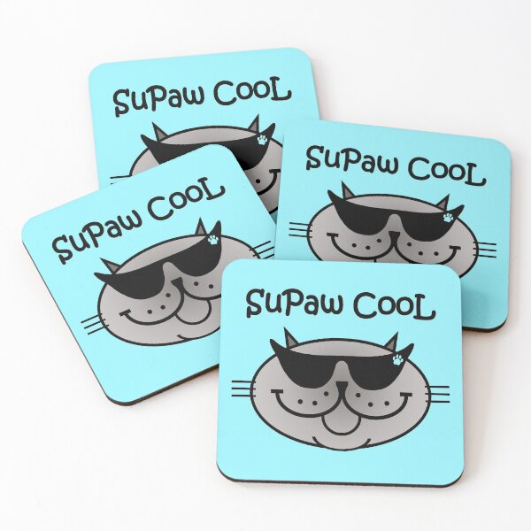 Item preview, SuPaw CooL - Blue Point Siamese Cat designed and sold by RawSunArt.