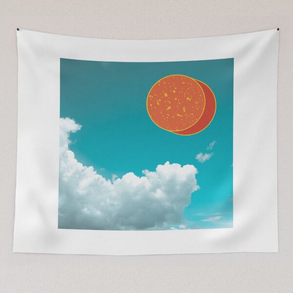 Item preview, Blue Sky with Orange Circle designed and sold by Veriepear.