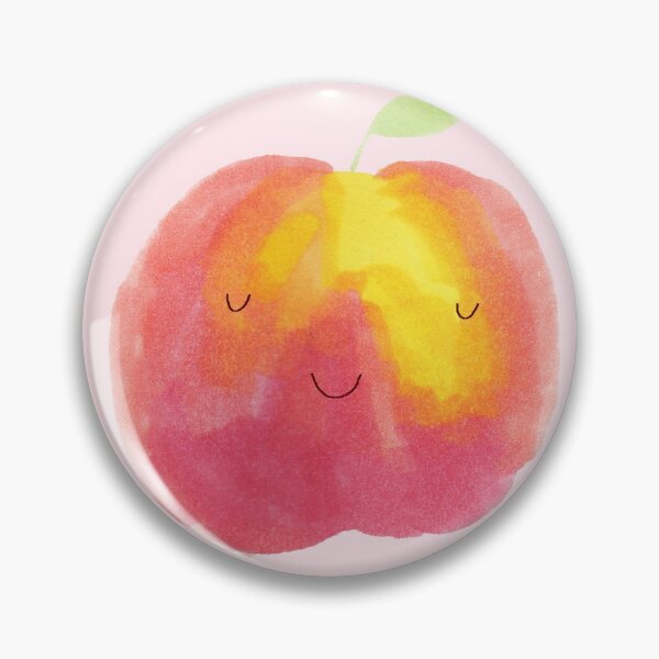 Item preview, Peachy Keen cute peach illustration designed and sold by Mia Page.