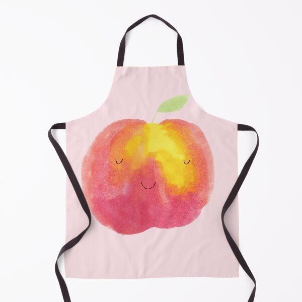 Item preview, Peachy Keen cute peach illustration designed and sold by Mia Page.