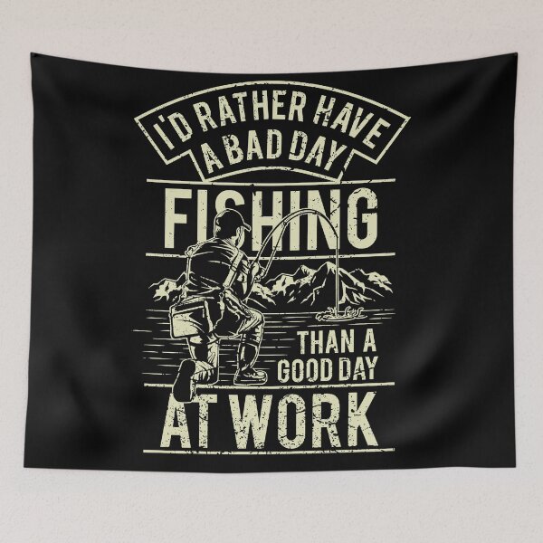 Item preview, fishing than a good day designed and sold by BrennaEirlys.