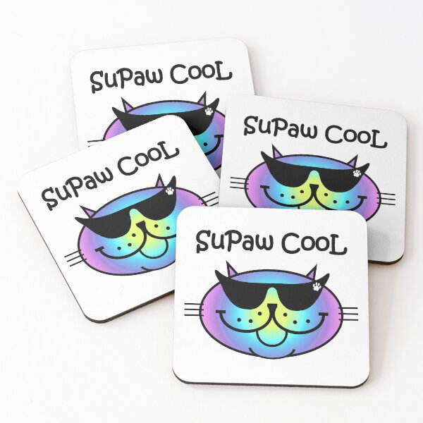 Item preview, SuPaw CooL - Rainbow designed and sold by RawSunArt.