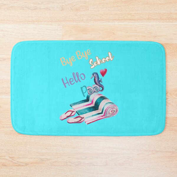 Item preview, Bye Bye School Hello Pool,Water Color Design  designed and sold by Amirebdesign.