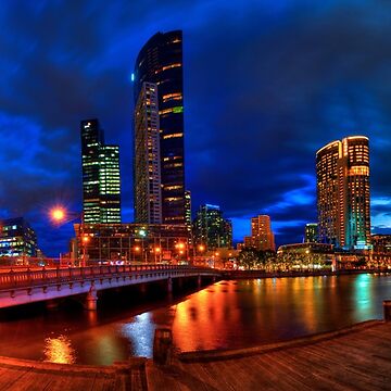 Artwork thumbnail, Melbourne's South Bank Panorama by JimmyAmerica