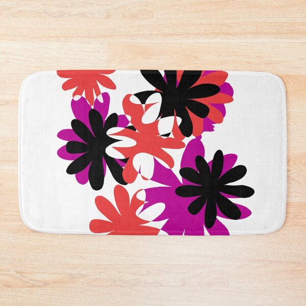 Item preview, Abstract flowers, pink, red, black designed and sold by Nadezda Kravcenko.
