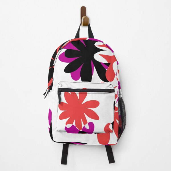 Item preview, Abstract flowers, pink, red, black designed and sold by Nadezda Kravcenko.