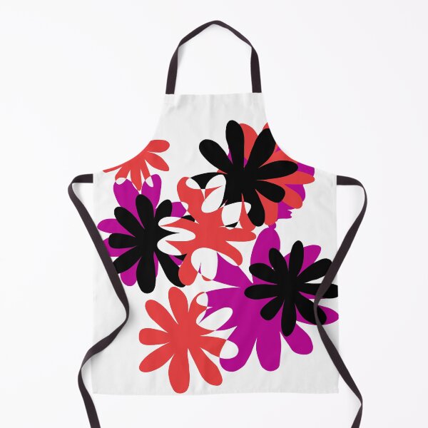 Item preview, Abstract flowers, pink, red, black designed and sold by Nadezda Kravcenko.
