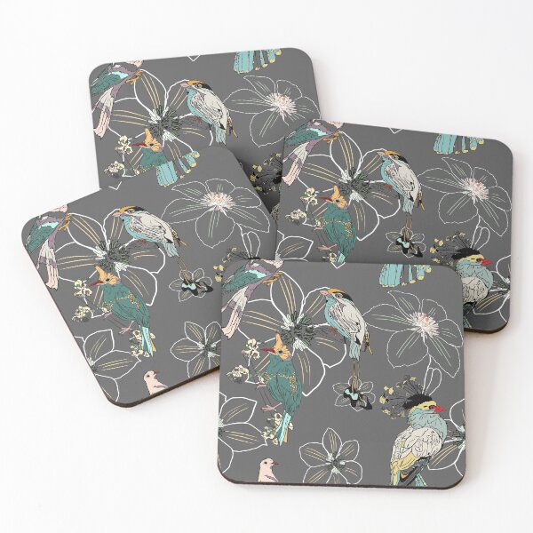 Item preview, garden with exotic birds designed and sold by Anastasiia Yurevych.