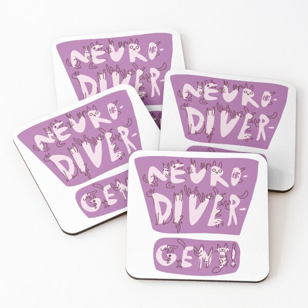 Item preview, Neurodivergent Cats! designed and sold by OhUnicornLord.