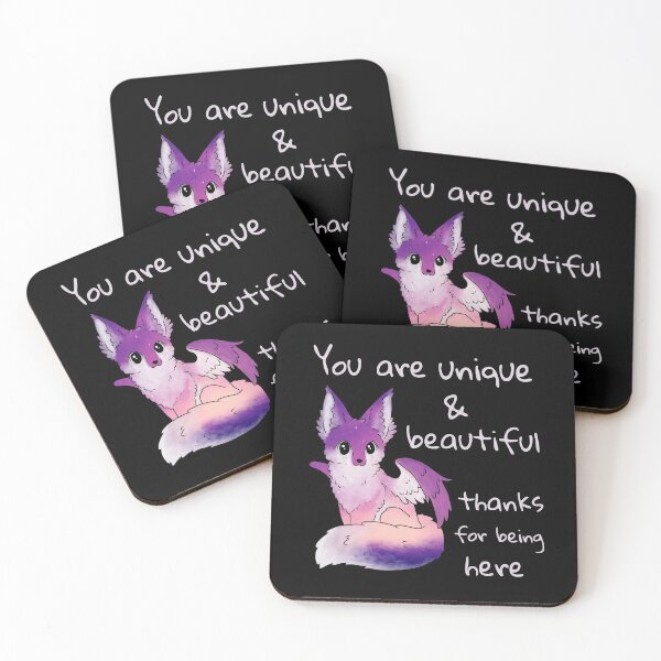 Item preview, You are unique & beautiful - Cosmic Fox designed and sold by TwistedEarth.