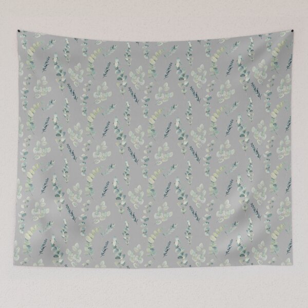 Item preview, Eucalyptus watercolor pattern designed and sold by ldinka.