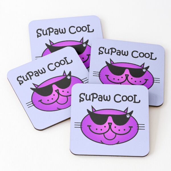 Item preview, SuPaw CooL - PURRple designed and sold by RawSunArt.