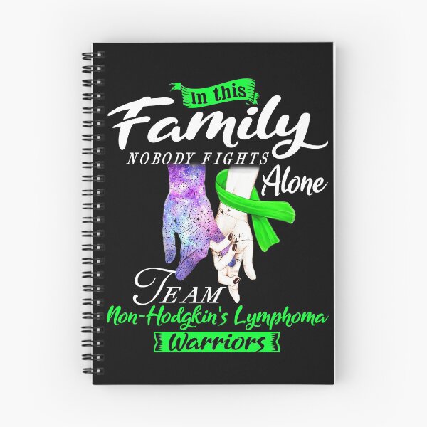 Item preview, In This Family Nobody Fights Alone Team Non-Hodgkin's Lymphoma Warrior designed and sold by deputylove.