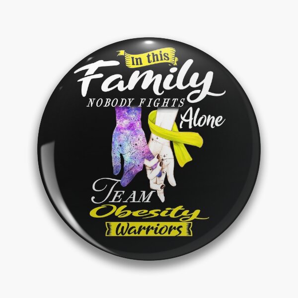 Item preview, In This Family Nobody Fights Alone Team Obesity Warrior designed and sold by deputylove.