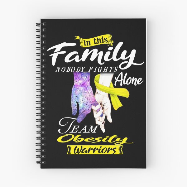 Item preview, In This Family Nobody Fights Alone Team Obesity Warrior designed and sold by deputylove.