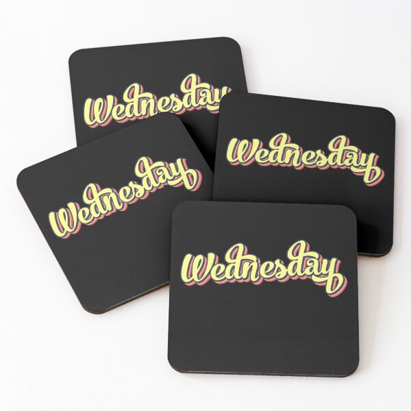 Item preview, Retro colorful font wednesday designed and sold by PrintsyGal.