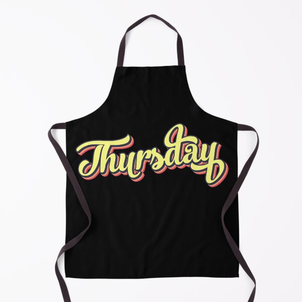 Item preview, Retro colorful font thursday designed and sold by PrintsyGal.